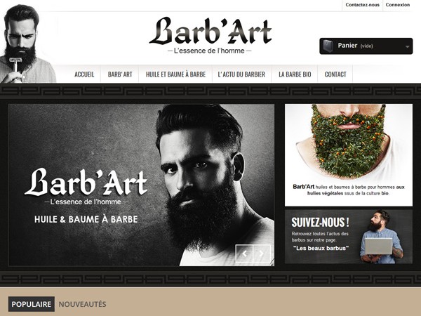 Montauban création du site internet de Barb'Art