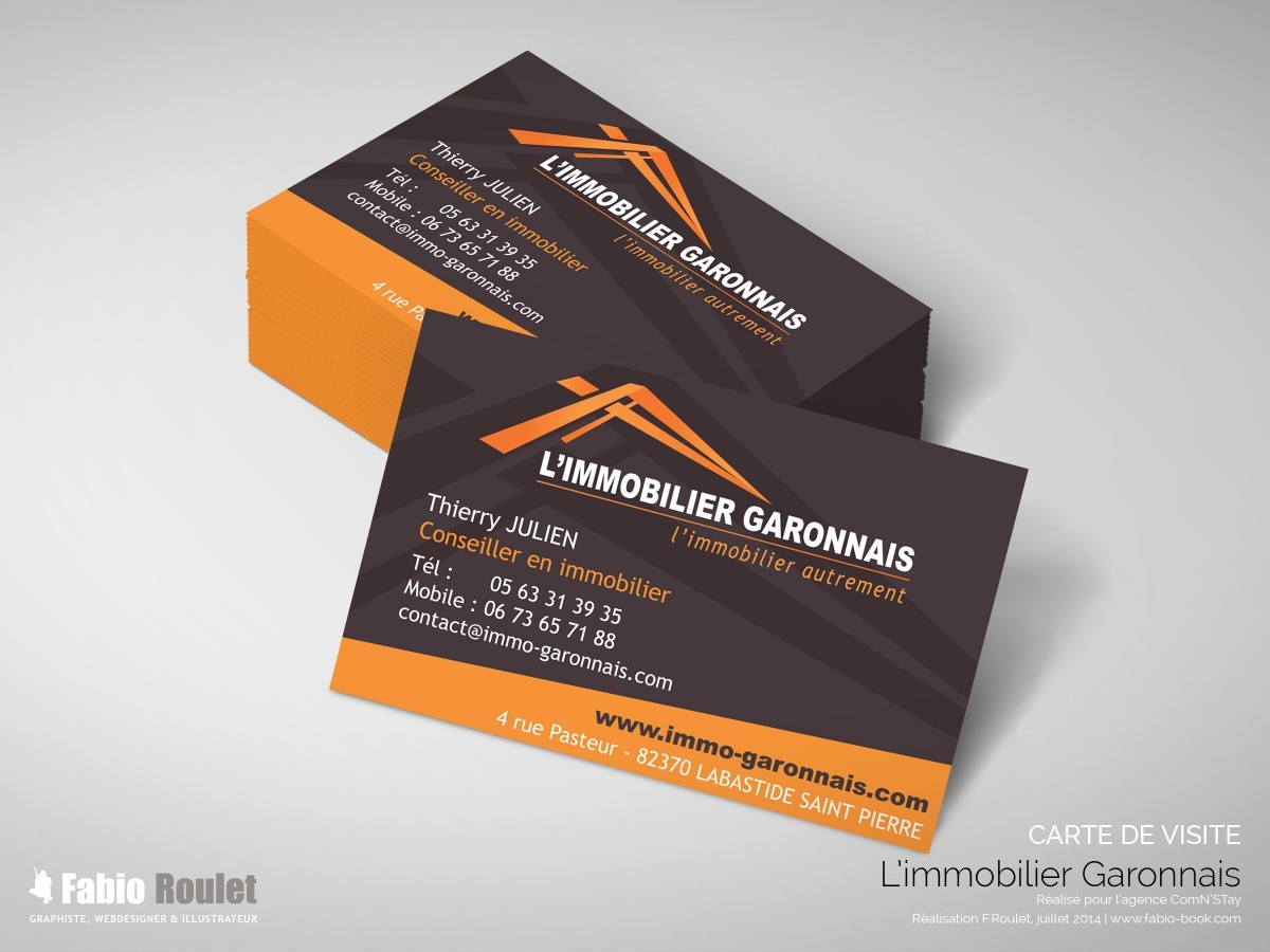 L'immobilier Garonnais | graphiste freelance